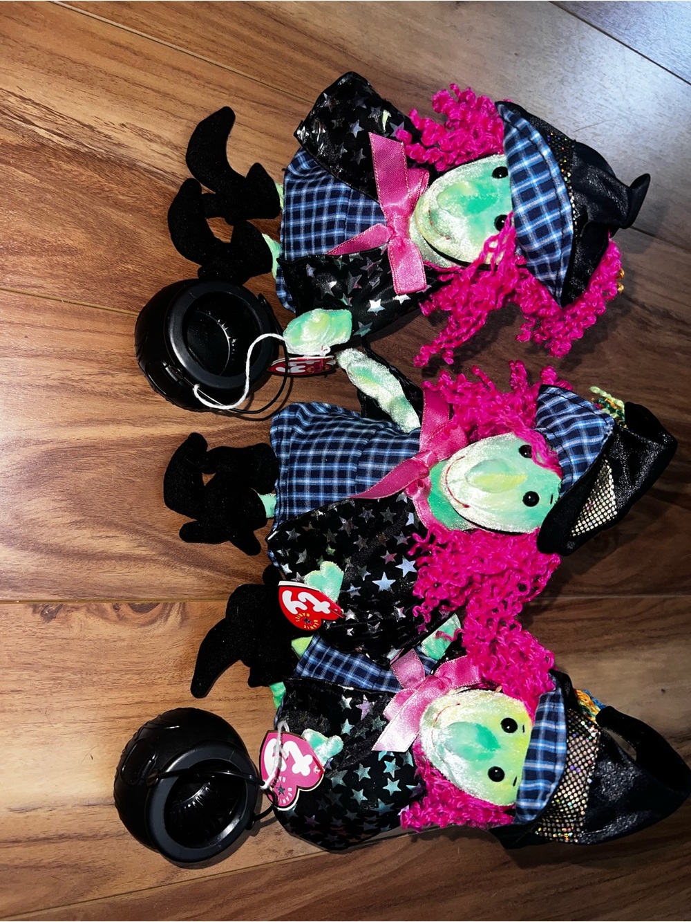 3 TY Beanie Babies Witch’s